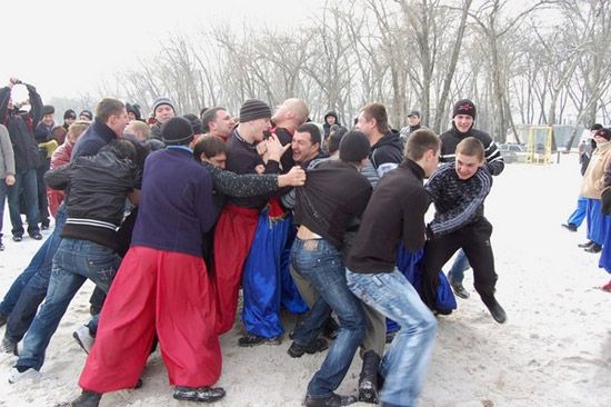 Как встретили Крещение в Днепропетровске Как встретили Крещение в Днепропетровске