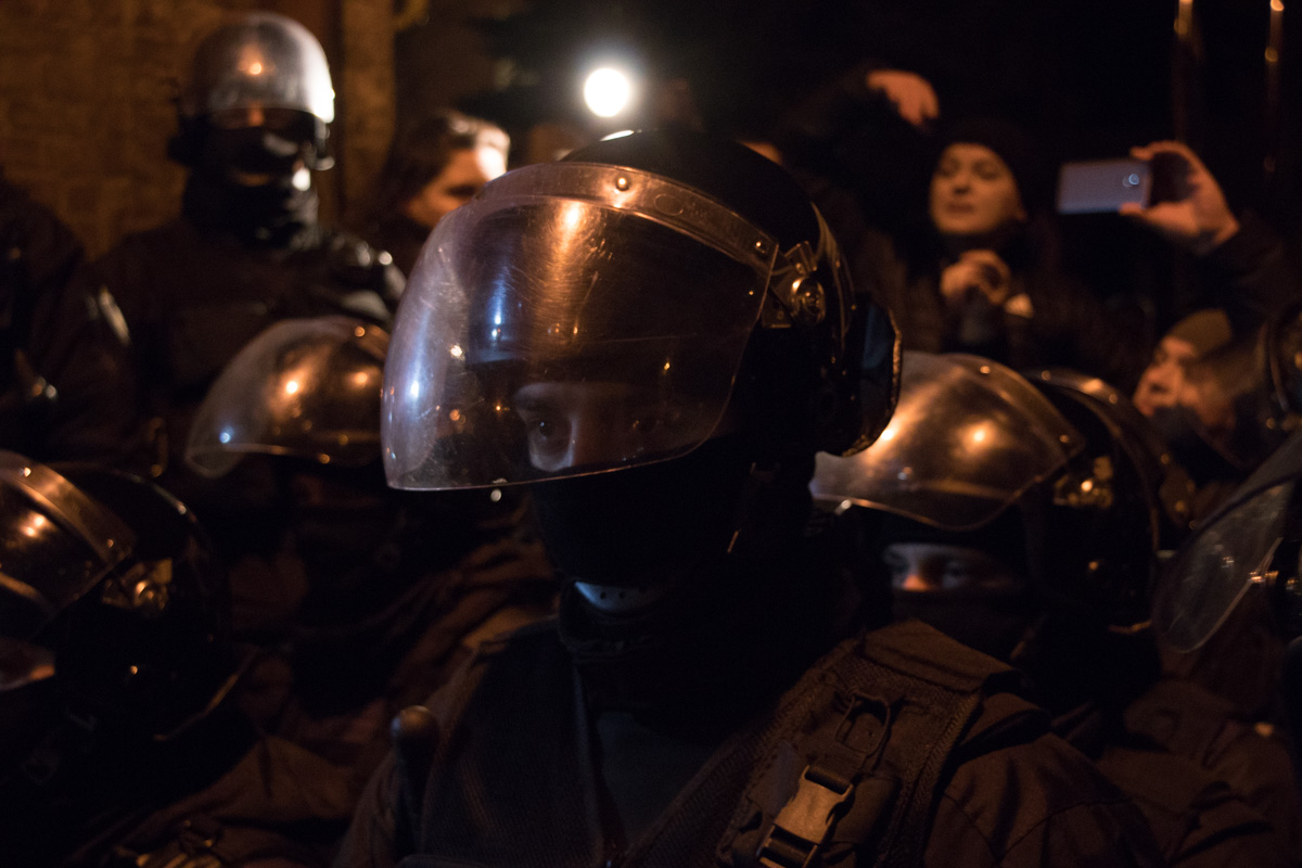 Силовиков было гораздо меньше активистов