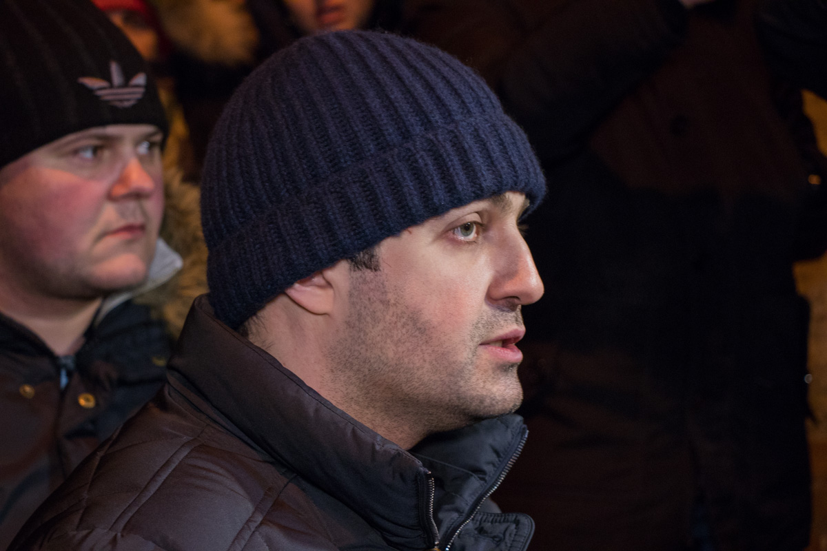 Собираться у здания СБУ призвал Давид Сакварелидзе