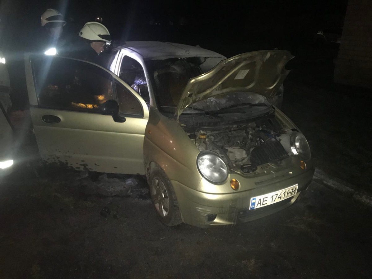 Предварительно, машину подожгли