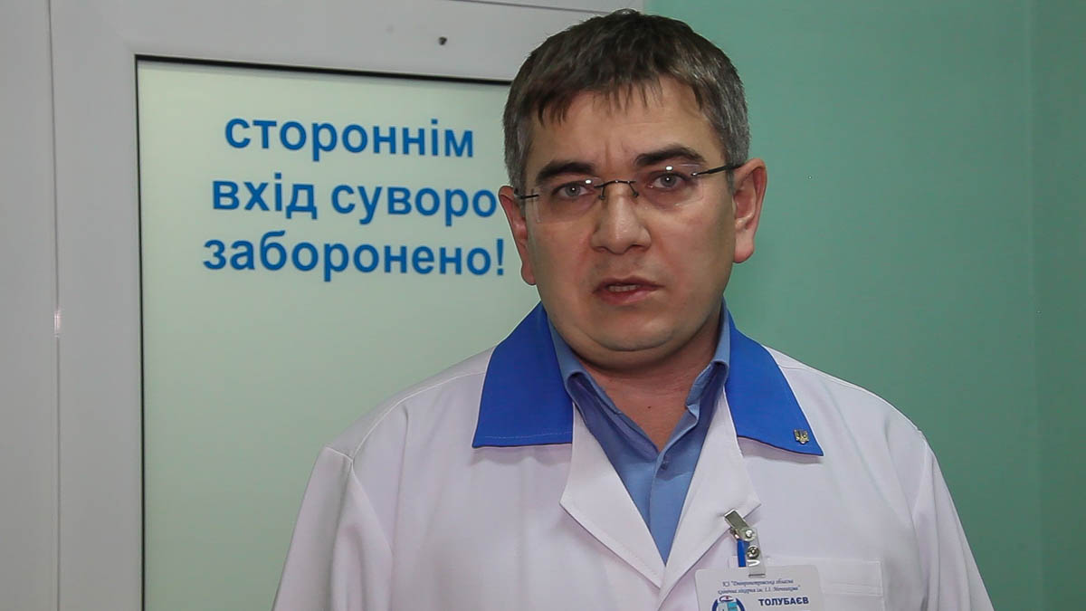 Заместитель главного врача областной больницы им. Мечникова Александр Толубаев