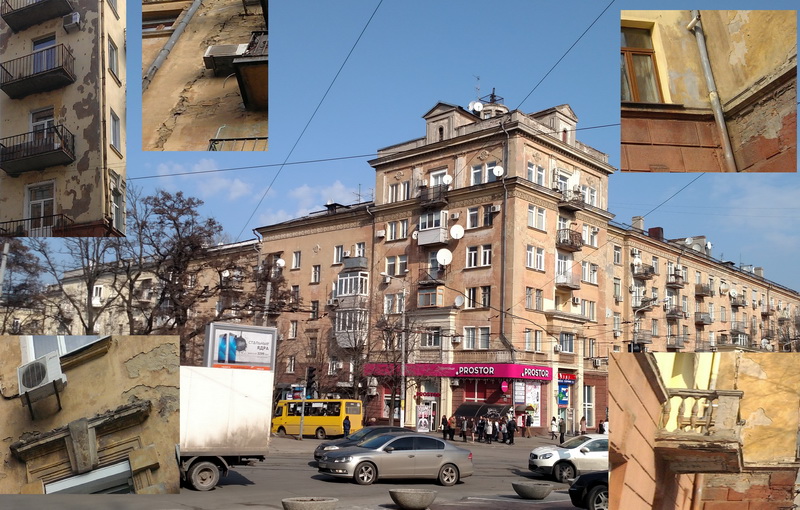 Многие здания города отчаянно нуждались в реконструкции
